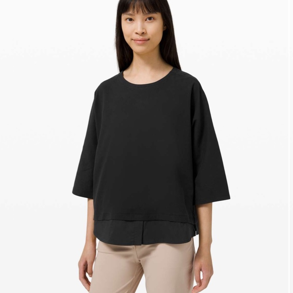 lululemon live to layer shirt